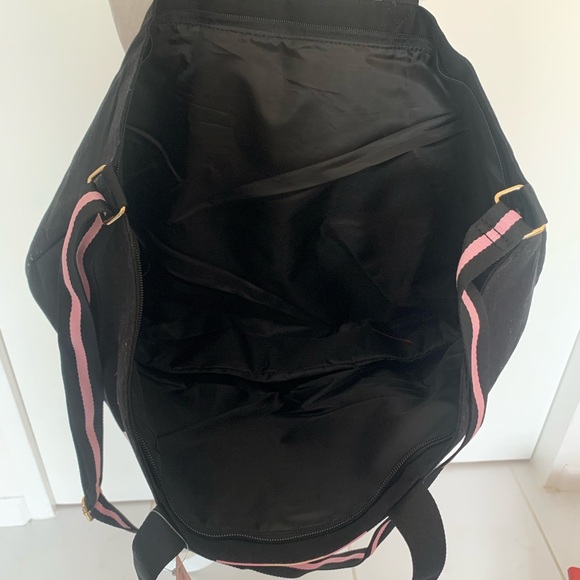 VICTORIAS SECRET |  large black zip tote - Picture 3 of 4